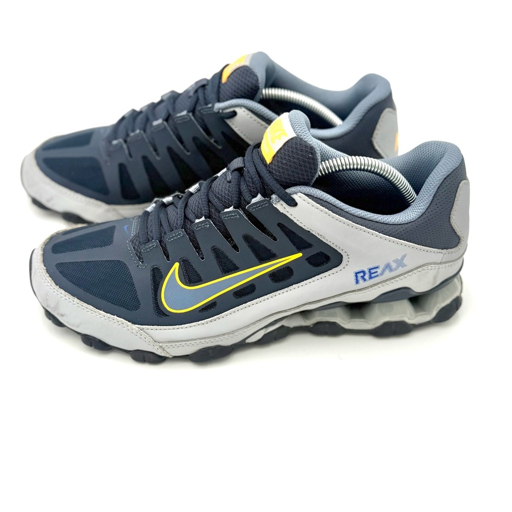 Nike Reax 8 TR Mesh Wolf‎ Grey Thunder Blue 621716-034 Men’s Size 10